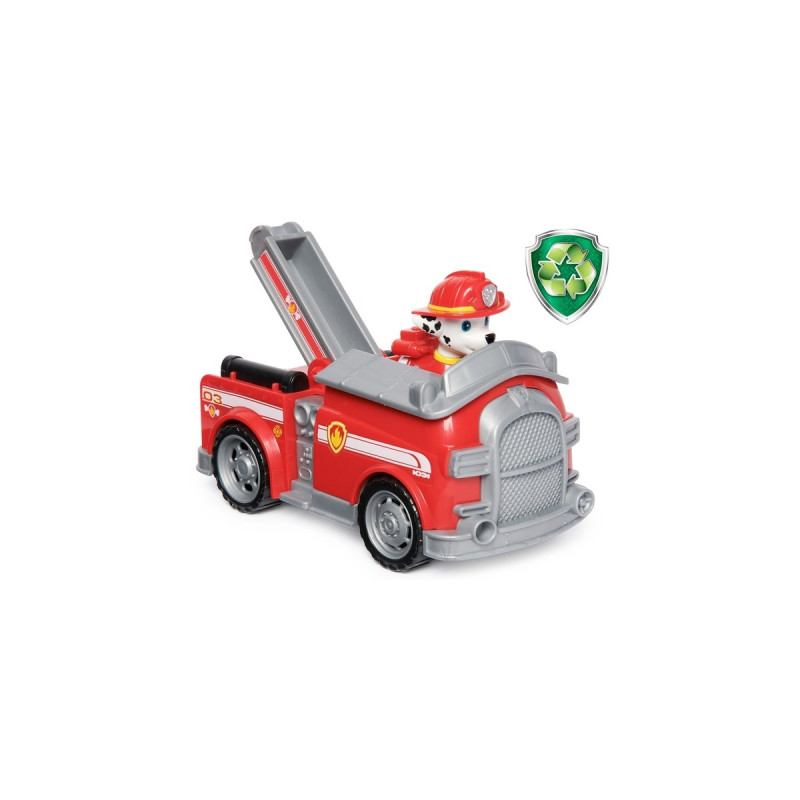 Spin Master Paw Patrol - Feuerwehr-Auto mit Marshall-Figur, Spielfahrzeug(rot)
