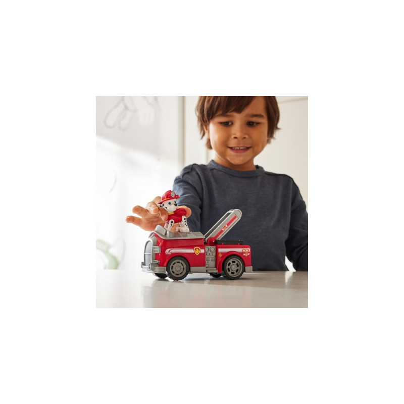 Spin Master Paw Patrol - Feuerwehr-Auto mit Marshall-Figur, Spielfahrzeug(rot)