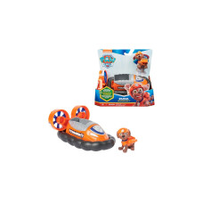 Spin Master Paw Patrol - Luftkissenboot mit Zuma-Figur, Spielfahrzeug(orange/schwarz)