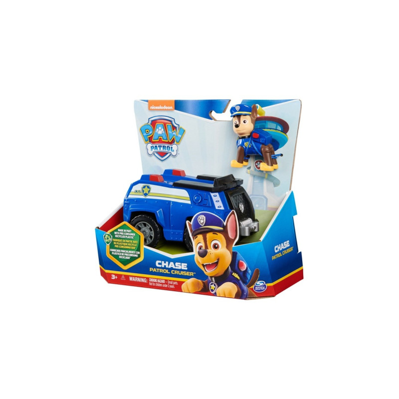 Spin Master Paw Patrol - Polizei-Fahrzeug mit Chase-Figur, Spielfahrzeug(blau)