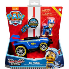 Spin Master Paw Patrol - Ready, Race, Rescue, Chases Race & Go Deluxe Basis Fahrzeug , Spielfahrzeug(mit Figur)