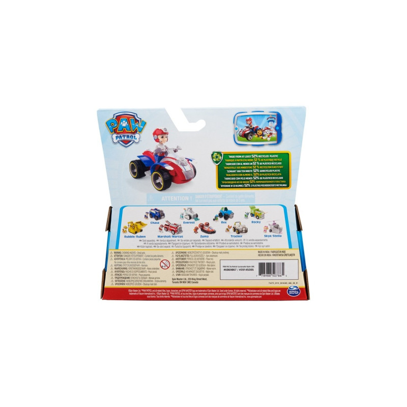 Spin Master Paw Patrol - Rettungs-Quad mit Ryder-Figur, Spielfahrzeug