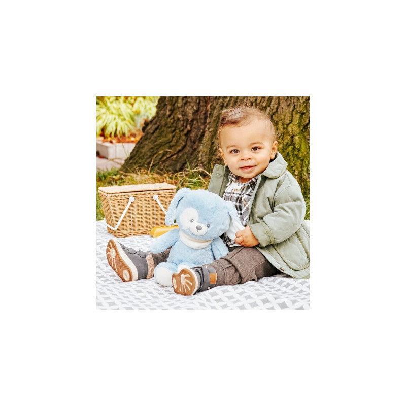 Spin Master Plüsch-Hündchen aus 100% recyceltem Material, Kuscheltier(hellblau/weiß)