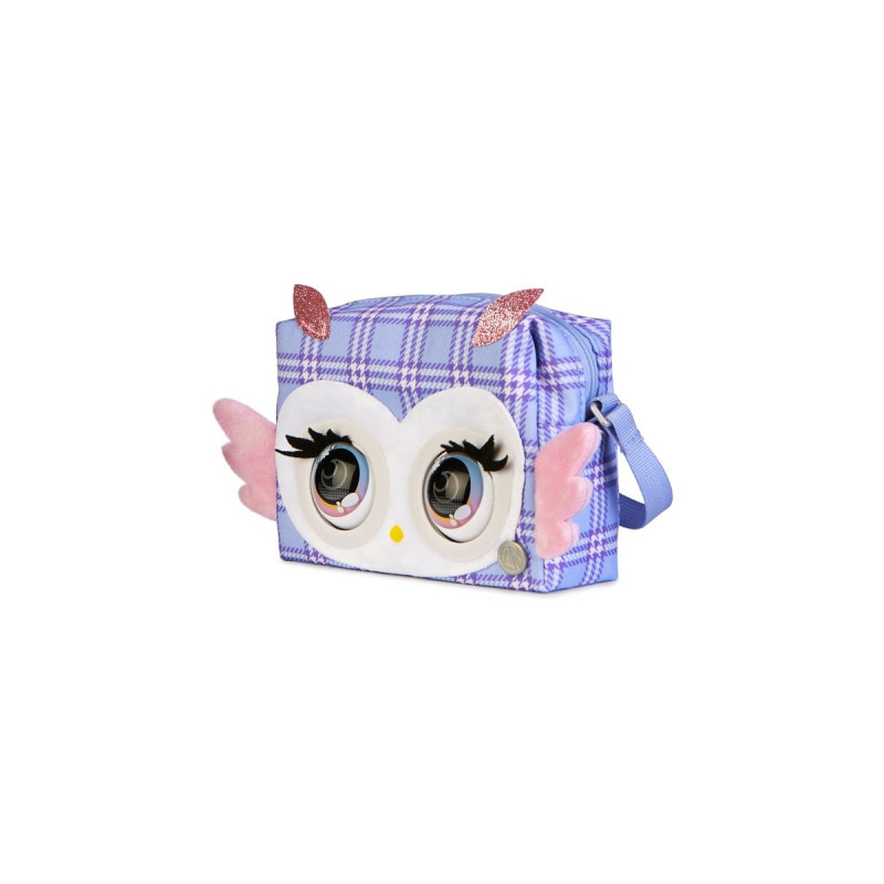Spin Master Purse Pets - Print Perfect Eule, Tasche(lila/rosa)