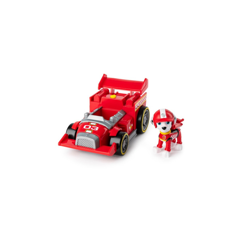 Spin Master Spin Master - Paw Patrol - Ready, Race, Rescue, Marshalls Race & Go Deluxe Basis Fahrzeug, Spielfahrzeug(mit Figur)