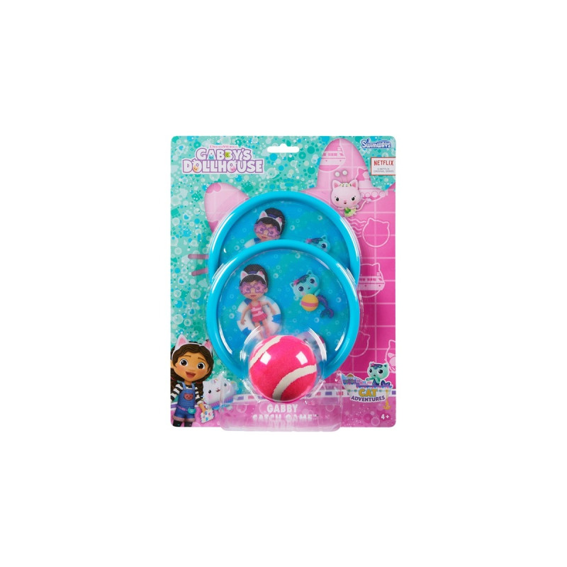 Spin Master Swimways - Gabby's Dollhouse Klettballspiel, Fangballspiel