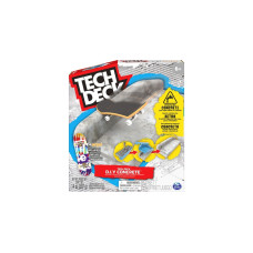 Spin Master Tech Deck - Concrete Fingerboard-Rampe zum Selberbauen, Spielfahrzeug(mehrfarbig, aus wiederverwendbarem Beton, mit Fingerboard)