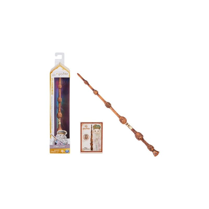 Spin Master Wizarding World Albus Dumbledore Zauberstab, Rollenspiel(mit Zauberspruch-Karte)