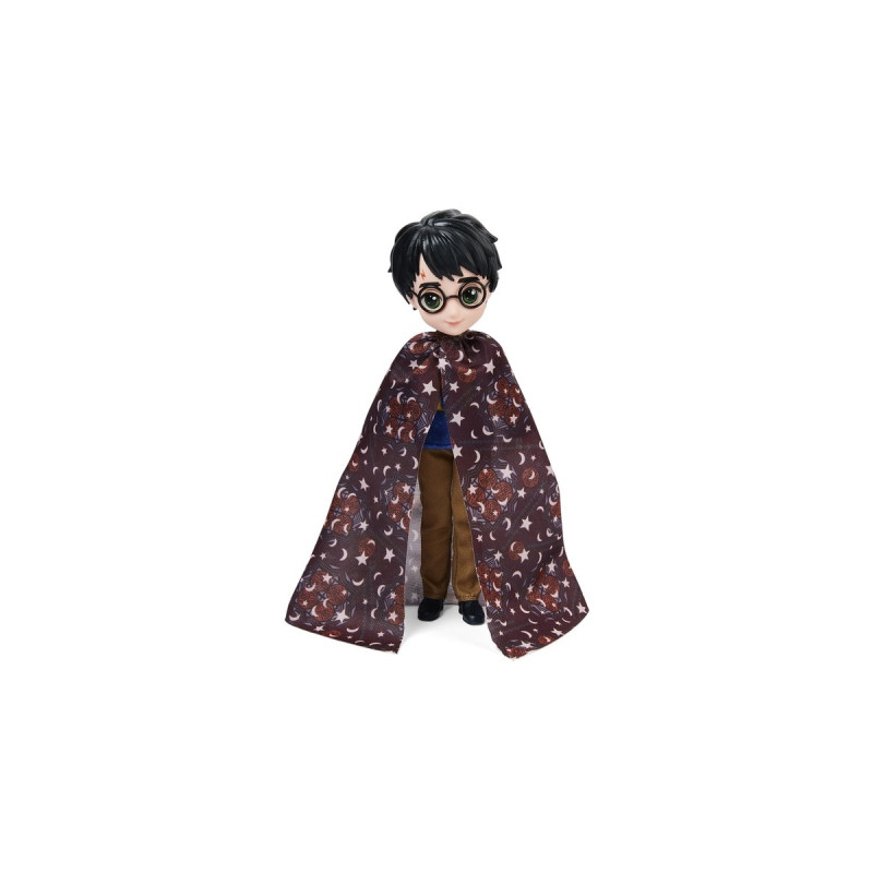 Spin Master Wizarding World Harry Potter - Geschenkset mit Harry Potter-Puppe, Spielfigur(ca. 20,3 cm groß, inkl. Besen, Tarnumhang und weiterem Zubehör)