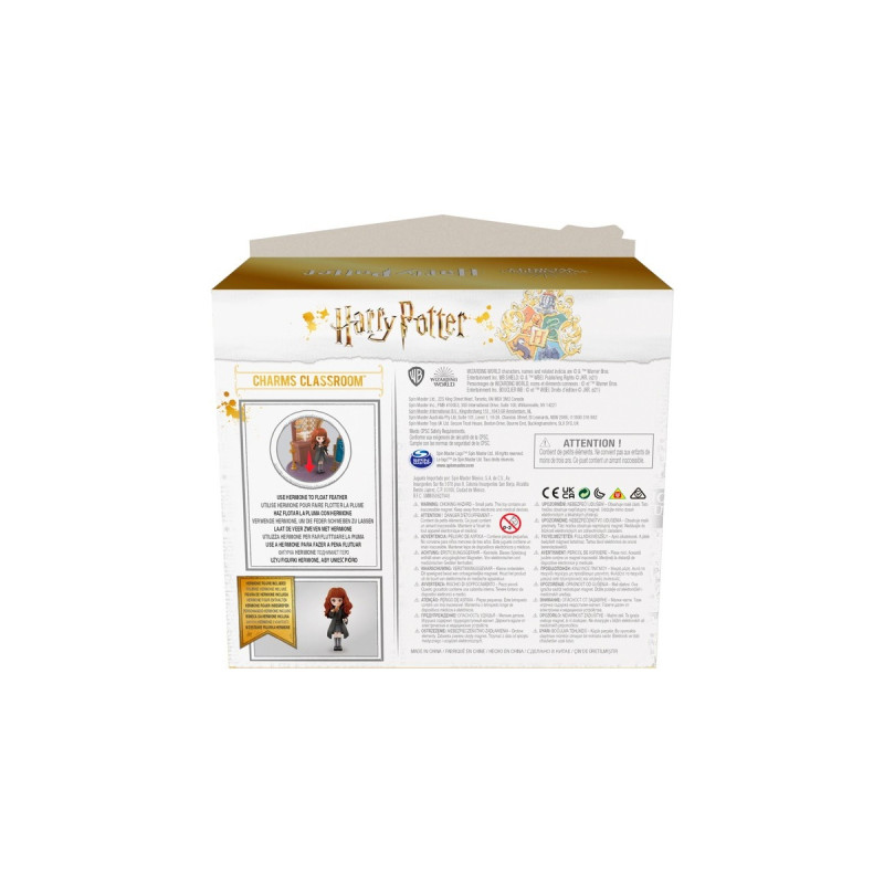 Spin Master Wizarding World Harry Potter - Hogwarts Zauberkunst Klassenzimmer Spielset, Spielfigur(mit exklusiver Hermine Granger Sammelfigur)