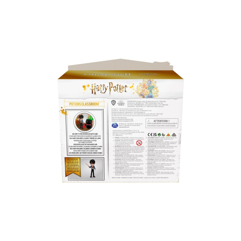 Spin Master Wizarding World Harry Potter - Hogwarts Zaubertränke Klassenzimmer Spielset mit exklusiver Harry Potter Sammelfigur, Spielfigur