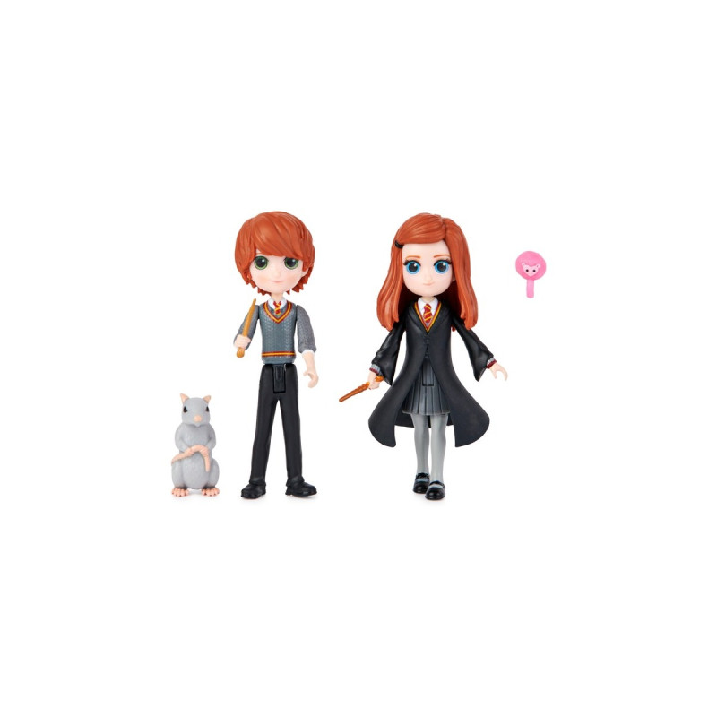Spin Master Wizarding World Harry Potter - Ron Weasley und Ginny Weasley, Spielfigur(7,6 cm Sammelfiguren)