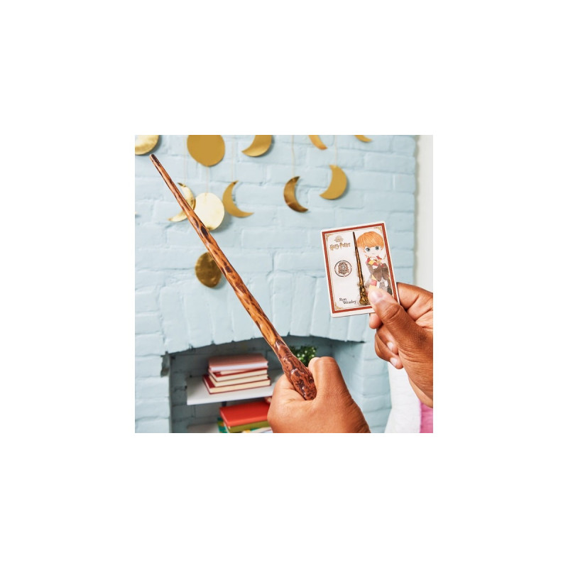 Spin Master Wizarding World Ron Weasley Zauberstab, Rollenspiel(mit Zauberspruch-Karte)