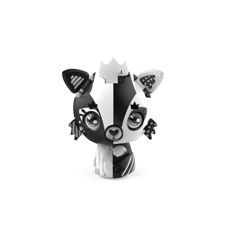 Spin Master Zoobles Rainbow Schmetterling und Black and White Fuchs, Spielfigur(wandelbare Sammelfiguren im 2er-Pack mit Happitat-Zubehör)