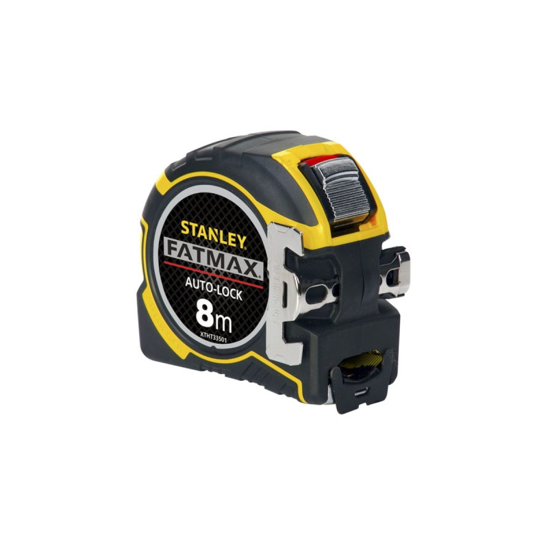 Stanley Bandmaß FatMax PRO Autolock, 8 Meter(schwarz/gelb, 32mm)
