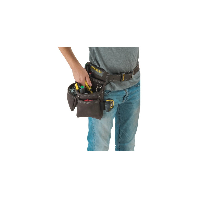Stanley Lederguertel, Werkzeuggürtel(braun)