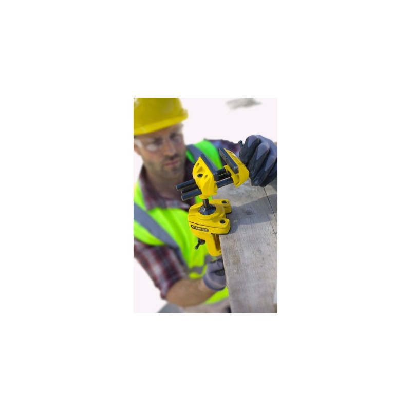 Stanley Multiachsen-Schraubstock MaxSteel(gelb/schwarz)
