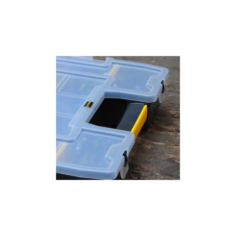 Stanley Organizer SortMaster Junior, Werkzeugkiste(schwarz/gelb, 14 Fächer)