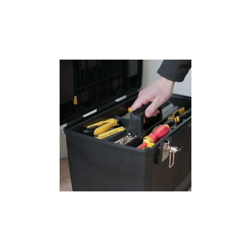 Stanley Rollende Werkstatt, Werkzeugwagen(schwarz/gelb, mit Trolley-Griff)