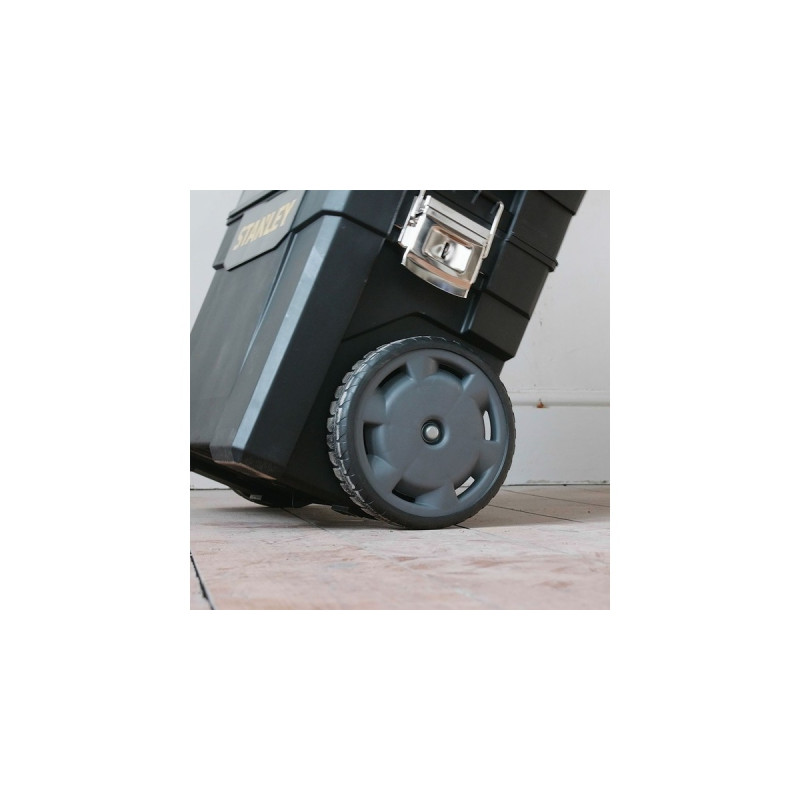 Stanley Rollende Werkstatt, Werkzeugwagen(schwarz/gelb, mit Trolley-Griff)