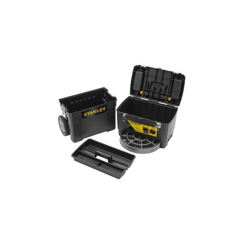 Stanley Rollende Werkstatt, Werkzeugwagen(schwarz/gelb, mit Trolley-Griff)