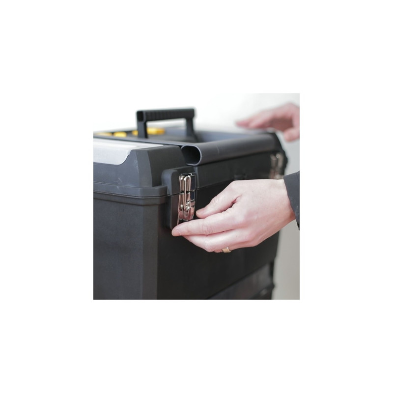 Stanley Rollende Werkstatt, Werkzeugwagen(schwarz/gelb, mit Trolley-Griff)