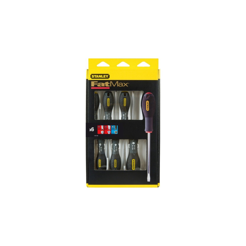 Stanley Schraubendreher-Set FatMax, 6-teilig(schwarz)