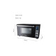 Steba Digitaler Grillbackofen KB E300, Mini-Backofen(schwarz/silber)