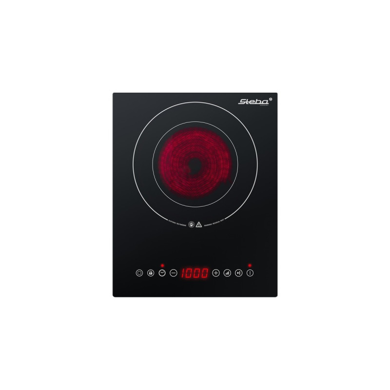 Steba Glaskeramik-Kochfeld HK 30, Kochplatte(schwarz/silber)