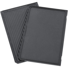 Steba Grillplatte oben, geriffelt / glatt(anthrazit, für Kontaktgrill PG 4.3, PG 4.4)