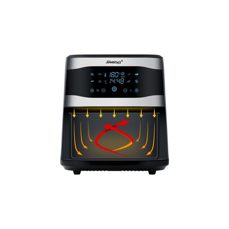 Steba HF 8000 Family, Heißluftfritteuse(edelstahl/schwarz)