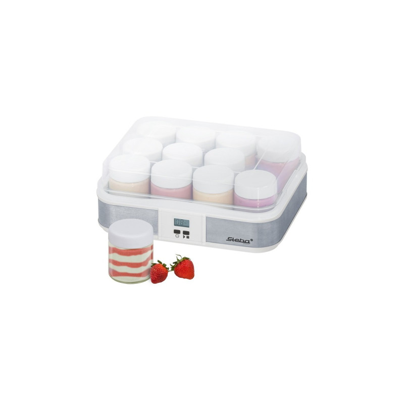 Steba Joghurt-Maker JM 2, Joghurtbereiter(edelstahl/weiß)