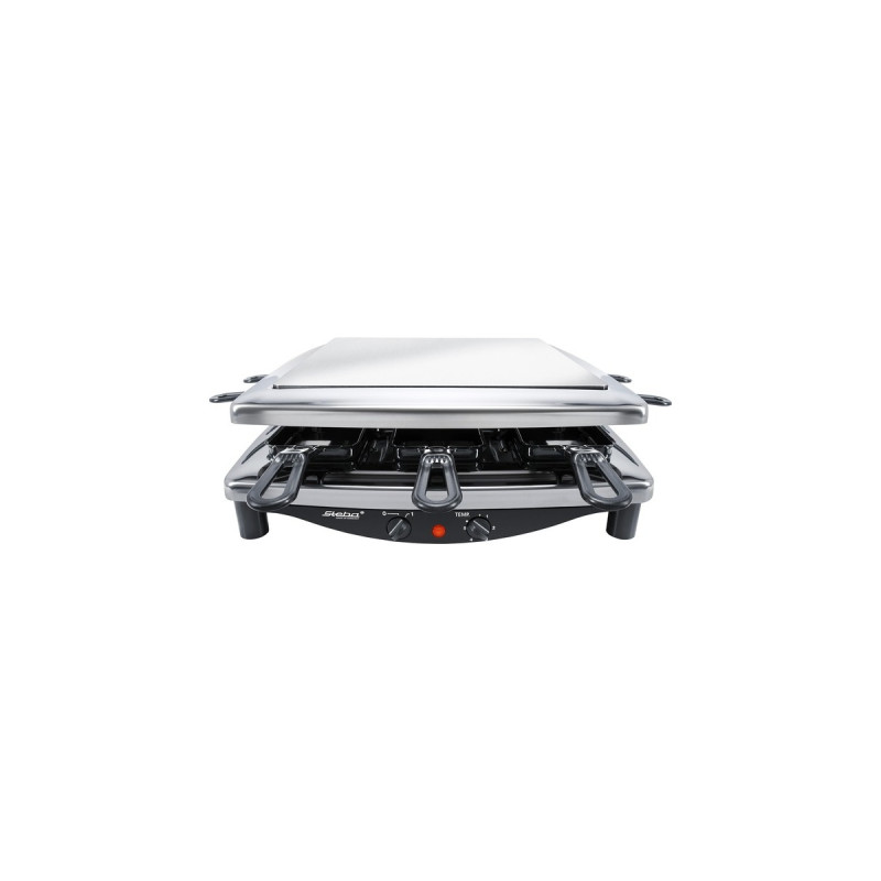 Steba Premium Raclette Steel Deluxe RC 7(edelstahl/schwarz)