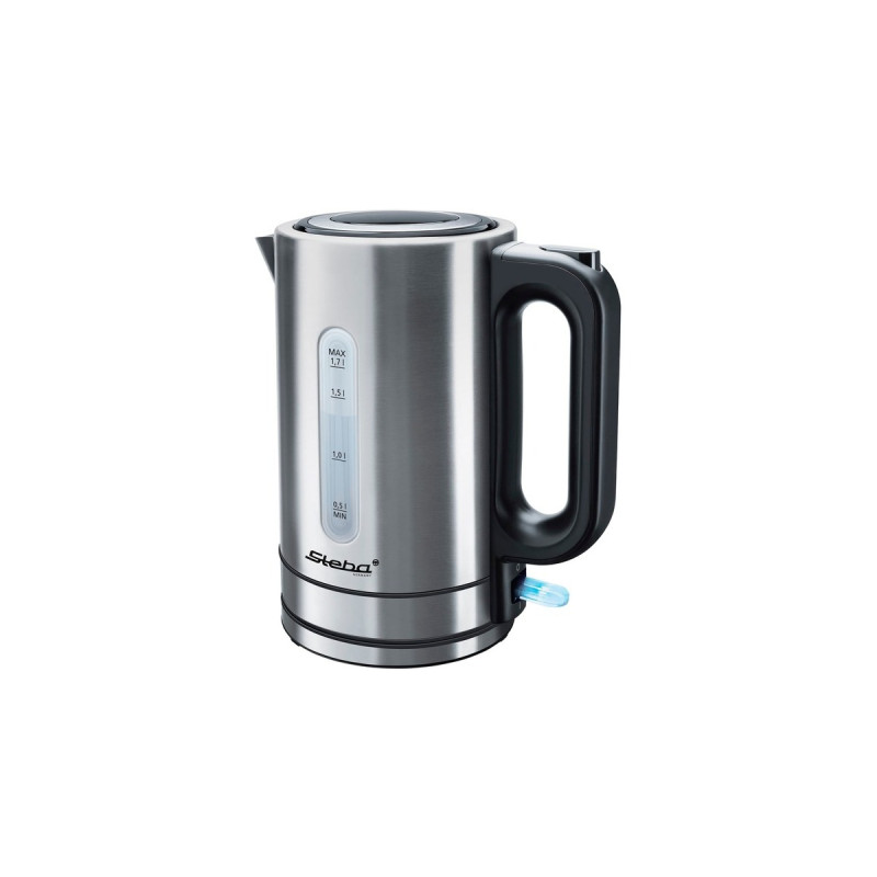 Steba WK 20 Inox, Wasserkocher(inox/schwarz, 1,7 Liter)