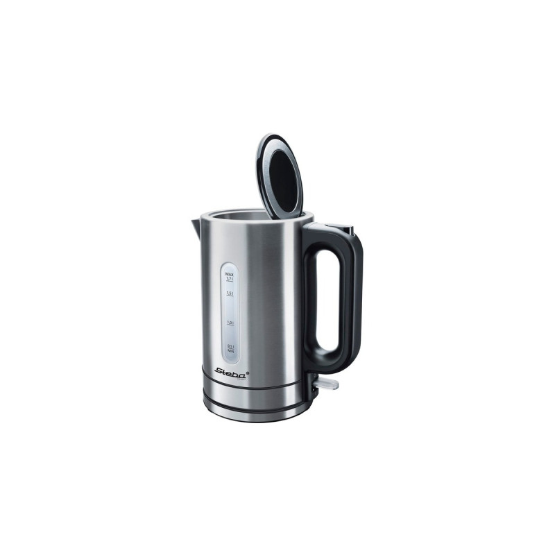 Steba WK 20 Inox, Wasserkocher(inox/schwarz, 1,7 Liter)