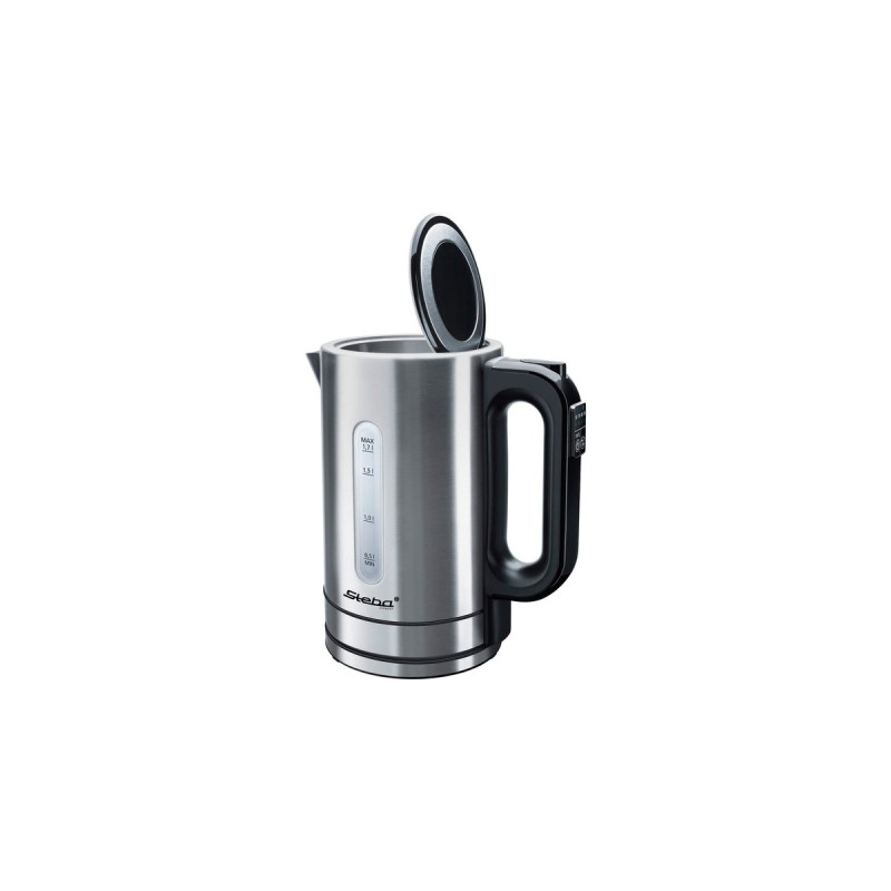 Steba WK 21 Inox, Wasserkocher(inox/schwarz, 1,7 Liter)