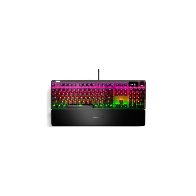 SteelSeries APEX 7, Gaming-Tastatur(schwarz, DE-Layout, SteelSeries QX2 Blue)