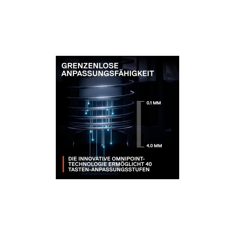 SteelSeries APEX Pro, Gaming-Tastatur(schwarz, DE-Layout, SteelSeries OmniPoint 2.0)