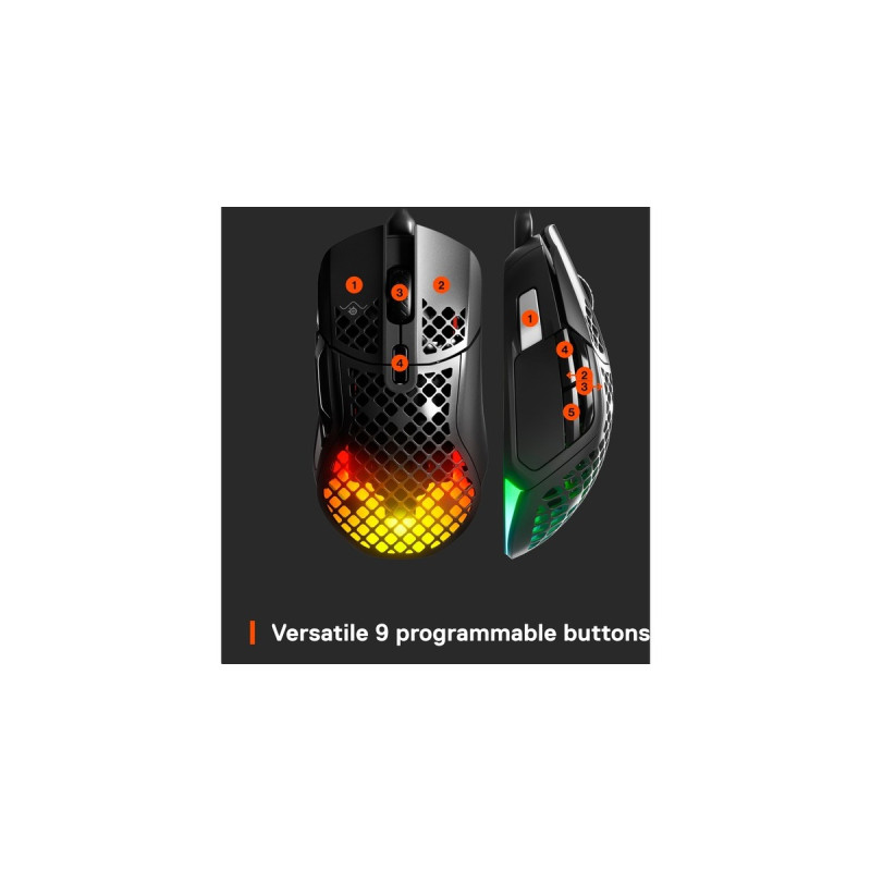 SteelSeries Aerox 5, Gaming-Maus(schwarz)