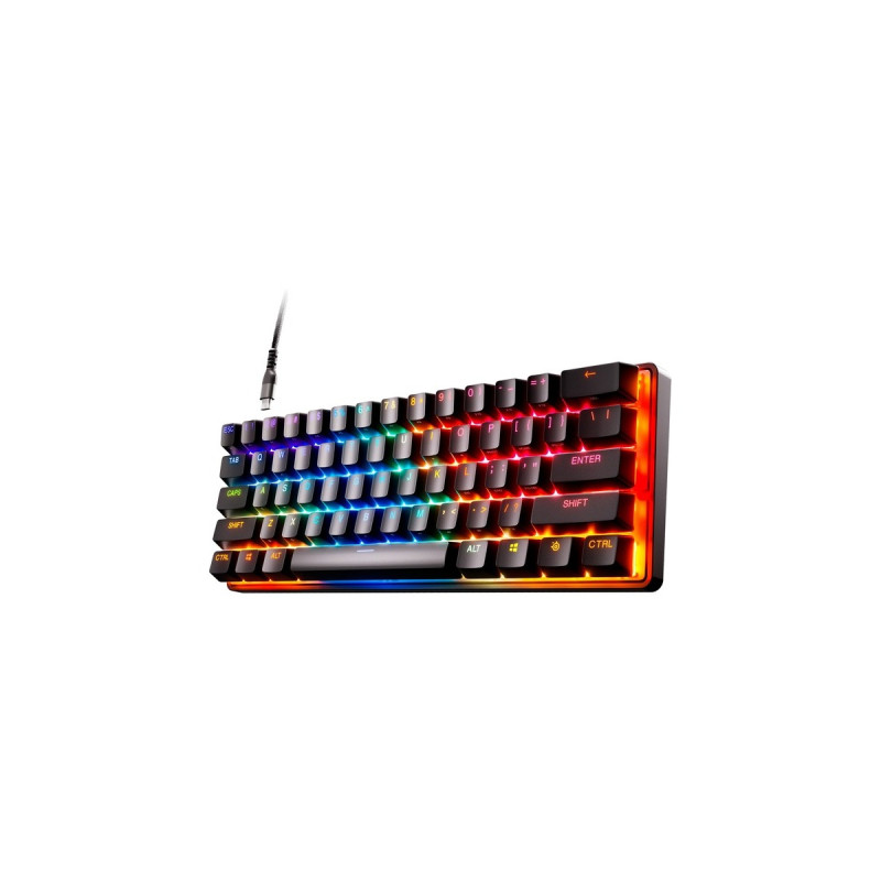 SteelSeries Apex Pro Mini, Gaming-Tastatur(schwarz, DE-Layout, SteelSeries OmniPoint 2.0)