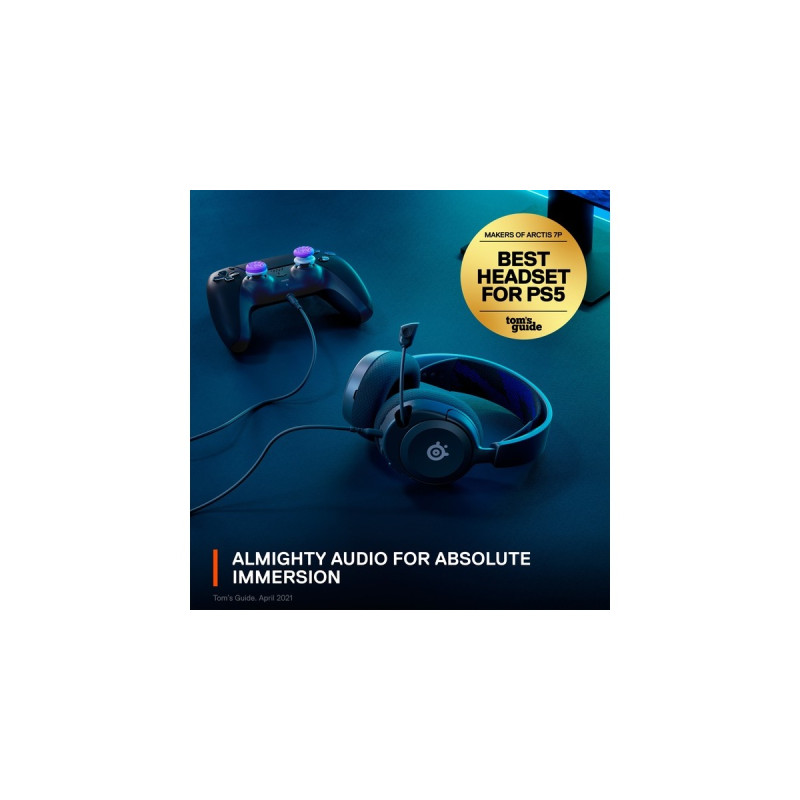SteelSeries Arctis Nova 1P, Gaming-Headset(schwarz, 3.5 mm Klinke)