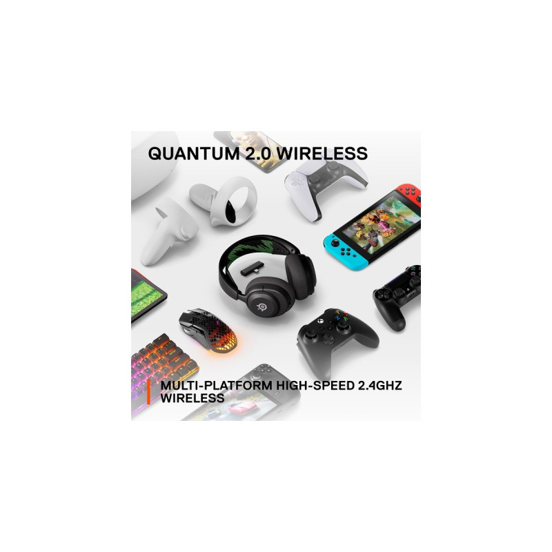 SteelSeries Arctis Nova 4X, Gaming-Headset(schwarz/grau, 2,4 GHz)