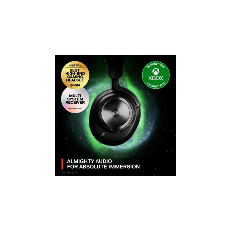 SteelSeries Arctis Nova Pro Wireless X, Gaming-Headset(schwarz, ANC, USB-C, Klinke)