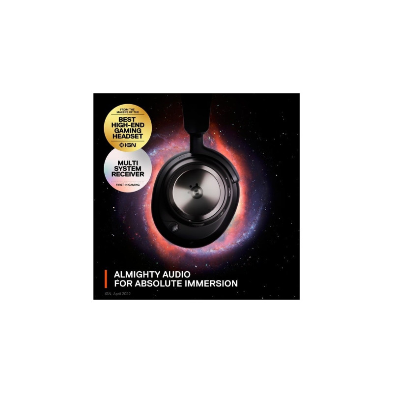 SteelSeries Arctis Nova Pro Wireless, Gaming-Headset(schwarz, ANC, USB-C, Klinke, Outlet)