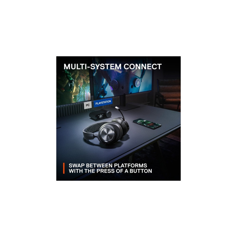 SteelSeries Arctis Nova Pro Wireless, Gaming-Headset(schwarz, ANC, USB-C, Klinke)
