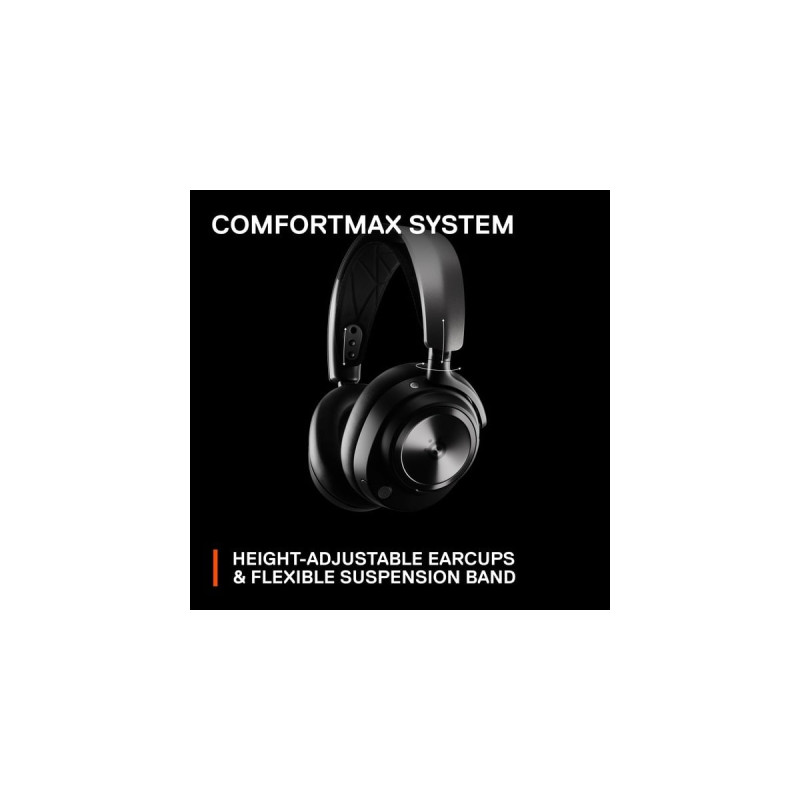 SteelSeries Arctis Nova Pro Wireless, Gaming-Headset(schwarz, ANC, USB-C, Klinke, Outlet)