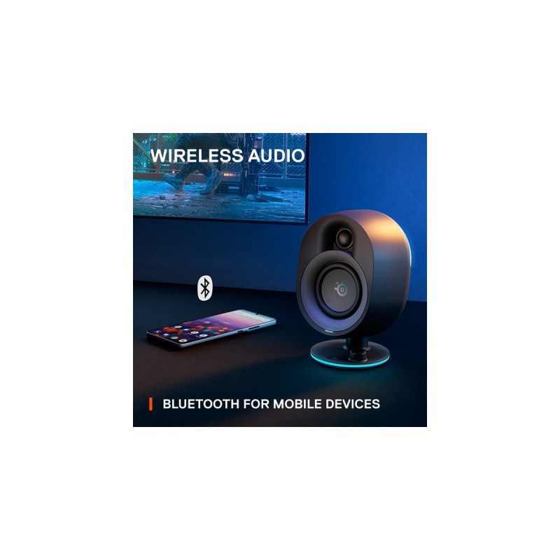 SteelSeries Arena 7, Lautsprecher(schwarz, 3.5 mm Klinke, Bluetooth, Optischer Eingang)