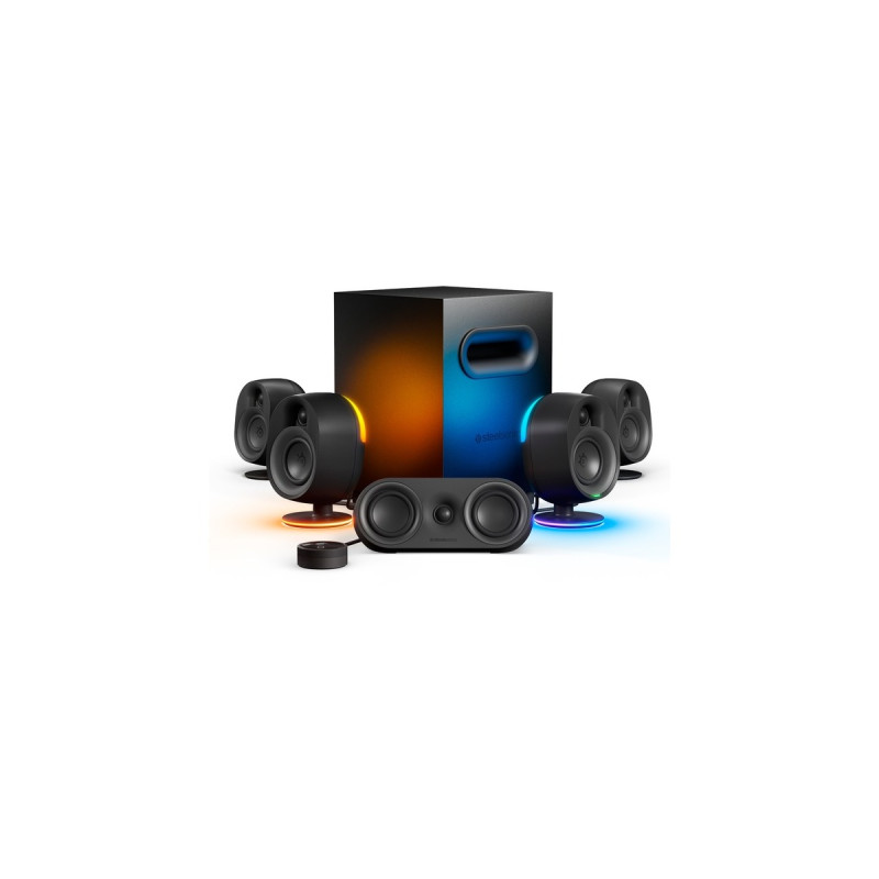 SteelSeries Arena 9, Lautsprecher(schwarz, 3.5 mm Klinke, Bluetooth, Optischer Eingang)