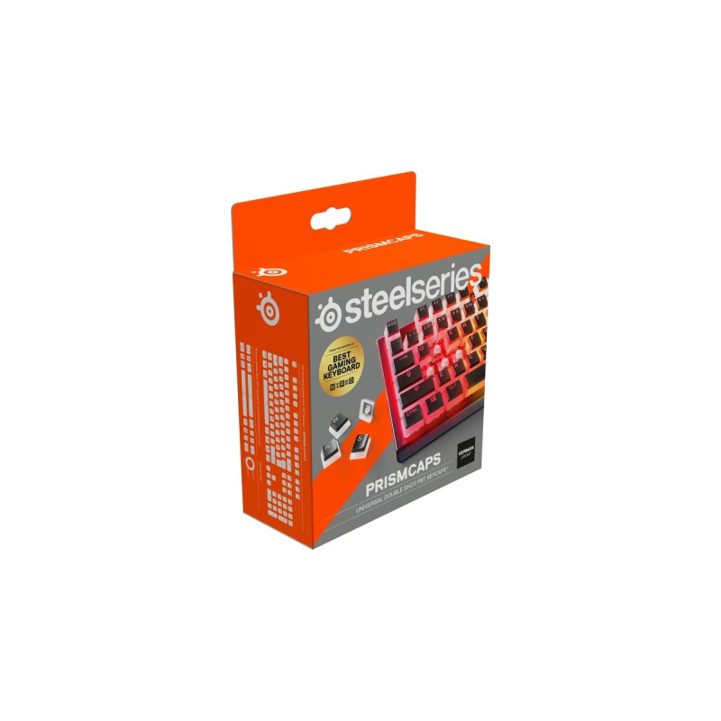 SteelSeries PrismCaps, Tastenkappe(schwarz/transparent, DE-Layout)