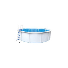 Steinbach Stahlwandpool Set Nuovo de Luxe II, Ø 360cm, H 120cm, Schwimmbad(Höhe 120cm)